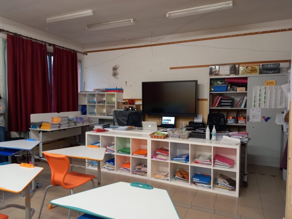 Aula scuola Primaria di Camporosso Capo